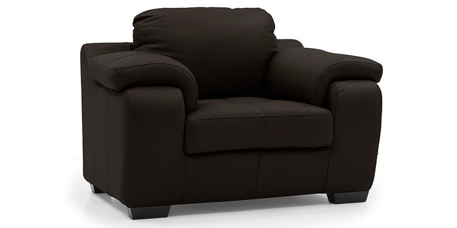 Tribunal Leather Sofa (Chocolate)